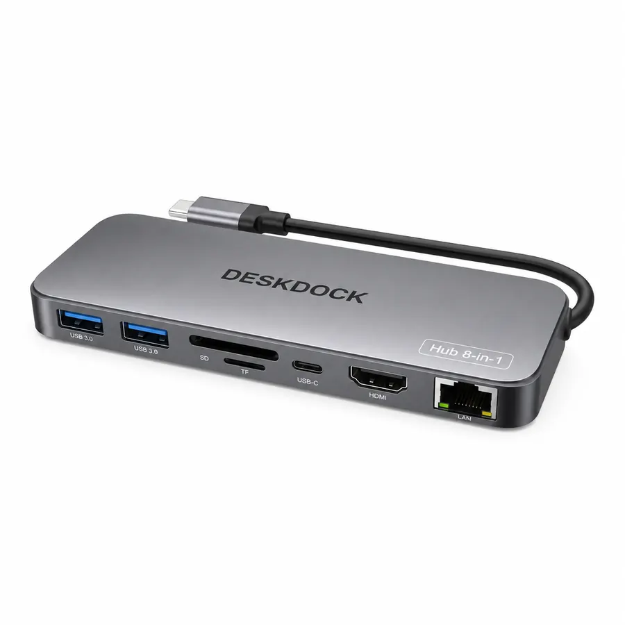 DeskDock Hub 8-in-1